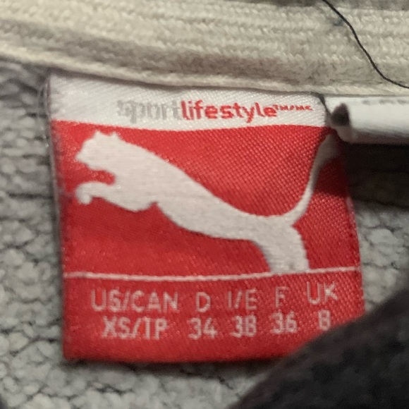 gray puma hoodie - Picture 2 of 2